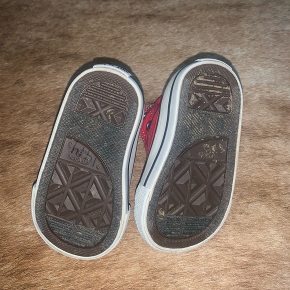 Red Baby Converse - Picture 2 of 3